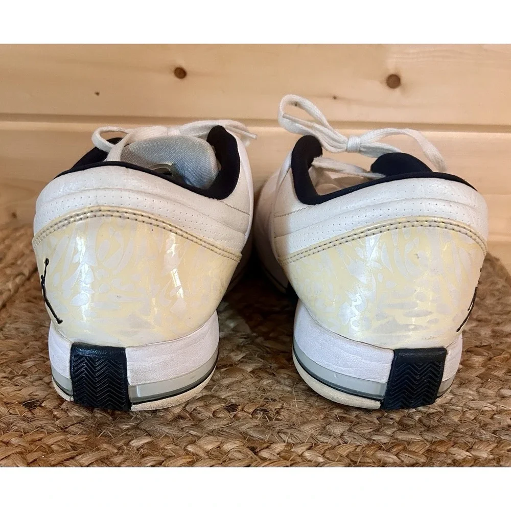 Nike Mens Air Jordan TE II 395468-111 White Basketball Shoes Sneakers Size 9.5
